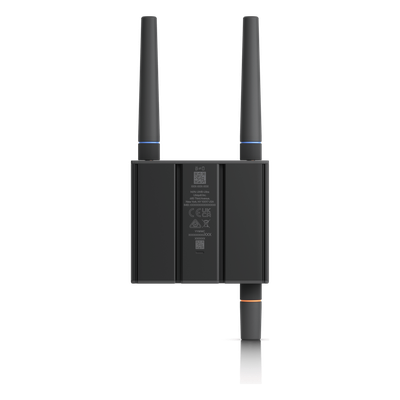 UBIQUITI - Router Celular LTE / Wi-Fi 4 / 2 Puertos FE / LTE Cat 4 150 Mbps / Dual Antena SMA / Alimentación USB-C o ATX DC