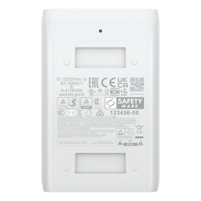 UBIQUITI - Adaptador PoE Ubiquiti (48 VDC, 0.65A) puerto Gigabit, ideal para equipos UniFi