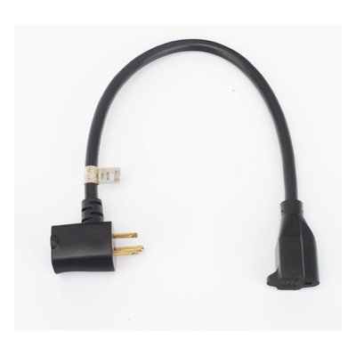 EPCOM POWERLINE - Extensión Eléctrica de Uso Rudo / 2 Salidas NEMA 5-15R / 30 cm / 14 AWG / 1800 W / 15 A