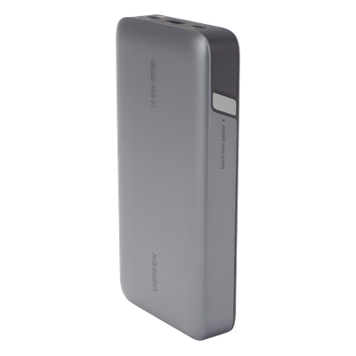 UGREEN - Power Bank / 25000mAh / 145W Max. / 3 Puertos USB / PD 3.0 / QC 3.0 / Pantalla Inteligente / Carcasa Ignífuga