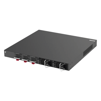 RUIJIE - Switch Core / 24 Puertos Multi-Gigabit 10G / Hi-PoE 802.3bt 90 W / 4 SFP28 25G / Capa 3 / 1,480 W PoE / Fuentes Modulares