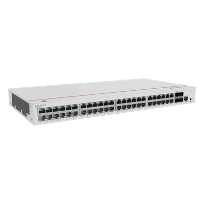 HUAWEI - Switch Administrable Capa 2 / 48 Puertos Gigabit / 4 SFP Uplink / Switching 104 Gbps / Reenvío 77 Mpps / Administración Nube Gratis