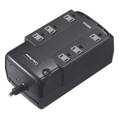 CYBERPOWER - UPS Standby / 350 VA / 255 W / 6 Tomas NEMA 5-15R / Protección 810 J / Montaje en Pared