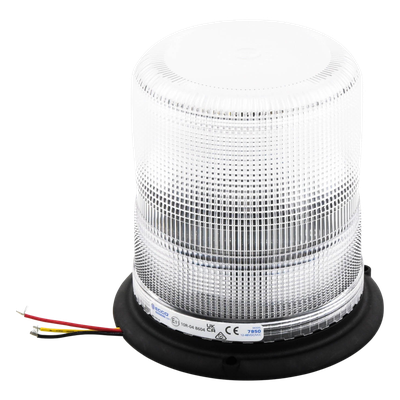 ECCO - Burbuja LED Ultra Brillante / 3 LEDs de 5W / 12-48 VCC / SAE J845 Clase II / Montaje Permanente / 6.5' x 6.7'