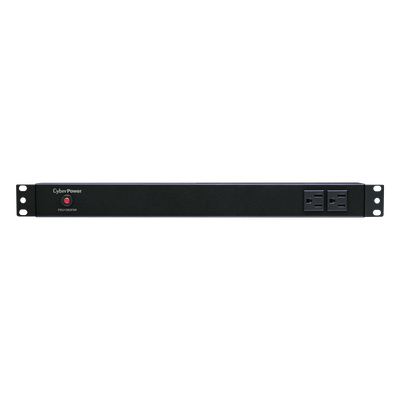 CYBERPOWER - PDU Básico Rack / 10 Salidas NEMA 5-15R / 15 Amp / 120 Vca / 1U / Cable 4.5 m (14.8 ft)