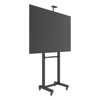 EPCOM INDUSTRIAL - Soporte de Piso Móvil para Pantalla / 65 a 100 in / VESA 100x100 a 1000x600 / Carga 120 kg / Aluminio y Acero