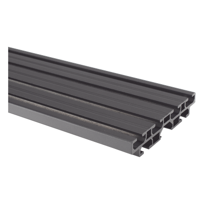 EPCOM INDUSTRIAL - Riel de Aluminio para Videowall / Longitud 1750 mm (5.74 ft) / Ancho 120 mm / Espesor 9 mm / Diseño U / Incluye Tapas y Tornillos