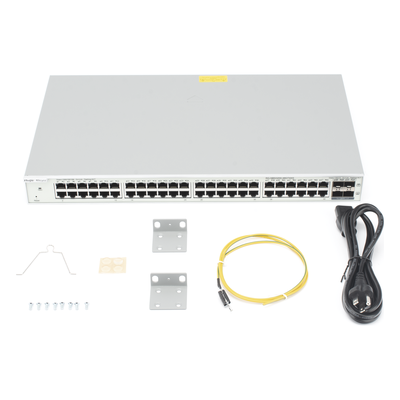 RUIJIE - Switch Administrable Capa 2+ / 48 Puertos Gigabit / 4 SFP+ 10Gb / Conmutación 176 Gb/s / Gestión en la Nube