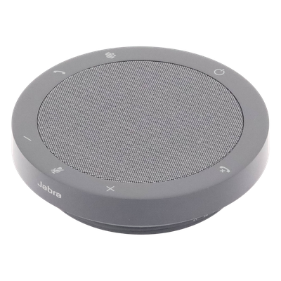 JABRA - Altavoz de Conferencia / 4 Micrófonos MEMS / Alcance 2.3 m (7.5 ft) / Sala hasta 4.5 x 4.5 m (14.76 x 14.76 ft) / Cancelación de Eco Acústico / USB-C