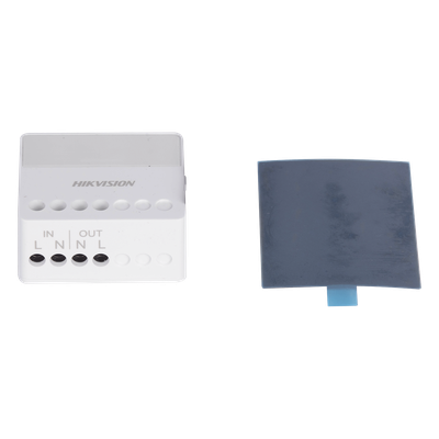HIKVISION - Relevador Inalámbrico / Control Remoto 433 MHz / 100-240 VCA / 13 A Máx. / LED Estado
