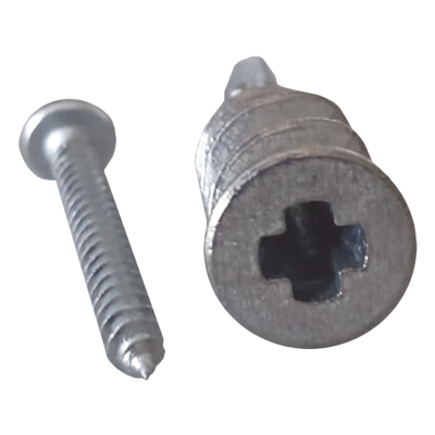 THORSMAN - Taquete Metálico Autoperforable / Zinc / 22 kg Capacidad / 8 x 1 1/4" / Paneles de Yeso