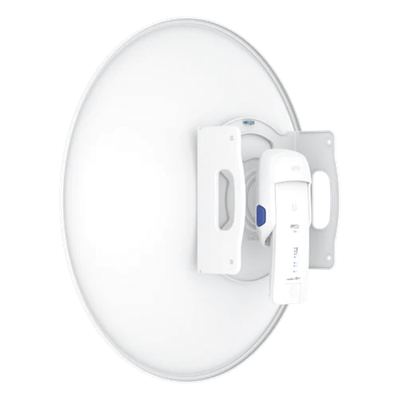 UBIQUITI - Antena Direccional Tipo Plato / 30 dBi / 5150-6875 MHz / Doble Polarización / Resistencia Viento 200 km/h (124 mph) / Ajuste Elevación ±15°