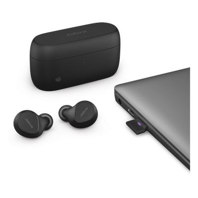 JABRA - Auriculares True Wireless / Cancelación Activa de Ruido / Bluetooth Multipunto 2 Dispositivos / 6 Micrófonos MEMS / 10 Horas Autonomía / Carga Rápida 5 min
