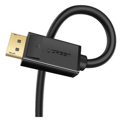 UGREEN - Cable DisplayPort 1.2 / 5 m (16.40 ft) / 4K@60Hz / 2K@144Hz / 28AWG OFC / Triple Blindaje / Botón de Liberación