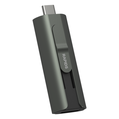 HIKSEMI BY HIKVISION - Memoria USB SSD / 256 GB / Dual USB-C y USB-A / 1000 MB/s Lectura y Escritura / OTG / 17.5 g