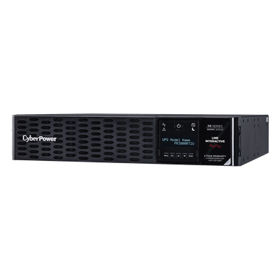 CYBERPOWER - UPS de Rack 2U / 3000 VA / 3000 W / Línea Interactiva / Onda Senoidal Pura / 9 Tomas NEMA / AVR