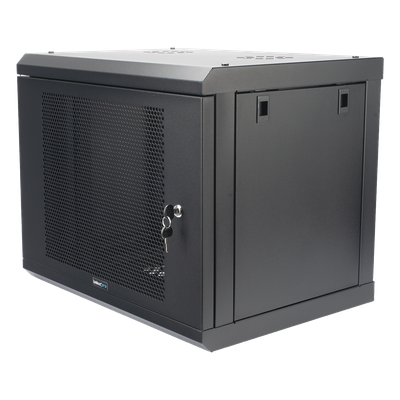 LINKEDPRO - Gabinete de Pared 9U / 19'' / 455 mm (17.9'') Profundidad / Acero Reforzado / Carga 80 kg