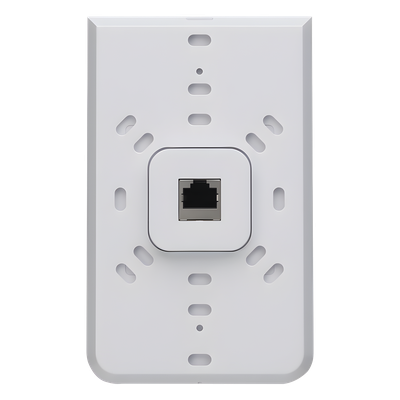 UBIQUITI - Access Point In Wall HD MU-MIMO 4x4 Wave 2 con 5 puertos (1 PoE entrada 802.3af/at PoE+, 1 PoE salida 48V y 3 Ethernet Passthrough) antena Beamforming, ideal para suites