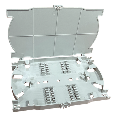 LINKEDPRO - Charola de Empalme para Fibra Óptica / 24 Empalmes / Compatible con Distribuidor LPODF8002 / Diseño Modular