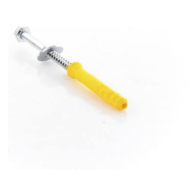 ACCESSPRO - Tornillo para Tope Estacionamiento / Reductor de Velocidad / 12 cm (4 pulgadas) / Grosor 12 mm / Arandela y Taquete Plástico Incluidos
