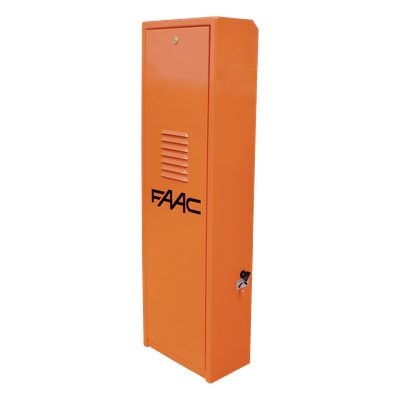 FAAC - Barrera Vehicular Hidráulica / Uso Continuo / Brazo 3.8 m (12.5 ft) / Apertura 3 s / IP44 / 220 V