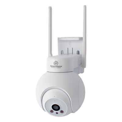 SMARTHOME BY EPCOM - Cámara IP PT / 2 Megapixel / 4G Cloud SIM / IR 15 m (49.2 ft) / IP65 / Audio Bidireccional / Autoseguimiento