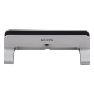 UGREEN - Soporte Vertical para Laptop / Ajustable 12-26 mm / Aluminio y Silicona / Hasta 15.6 pulgadas / Base Antideslizante / Color Plata