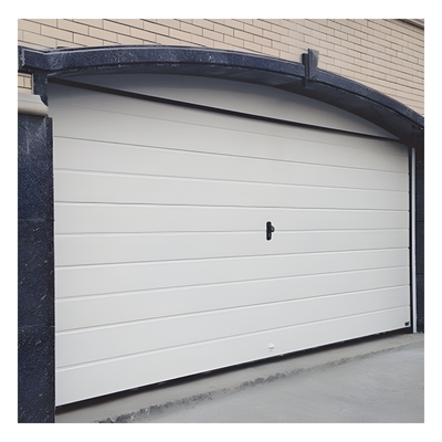 ACCESSPRO - Puerta de Garage / Línea Central / 18 x 8 pies / Aislada / Estilo Americano / Panel Calibre 26