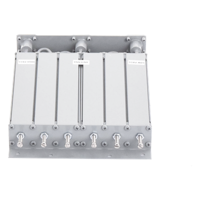 EPCOM INDUSTRIAL - Duplexer UHF / 6 Cavidades / 470-490 MHz / 50 Watt / 5 MHz Separación / 80 dB Aislamiento / BNC Hembras