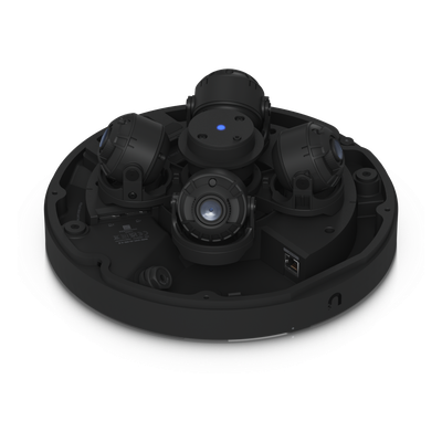 UBIQUITI - Cámara Multisensor IP / 32 MP (4 × 8 MP) / Zoom Óptico 2.33× / IR 20 m (65.6 ft) / PoE++ / IP66 / IK10