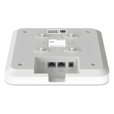 RUIJIE - Access Point Mesh Wi-Fi 6 / 2.97 Gbps / 512 Usuarios / 2.5G PoE / Doble Banda 2x2 / Techo o Pared