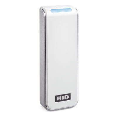 HID - Lector de Control de Acceso / Multitecnología / SEOS, iCLASS, MIFARE DESFire / Salida Wiegand y OSDP / 12 VCC / LED Tricolor
