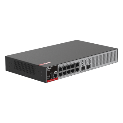 RUIJIE - Switch PoE+ Administrable L2+ / 8 Puertos PoE+ Gigabit / 2 Uplink SFP 2.5G / 125W PoE / 30Gbps / 1U