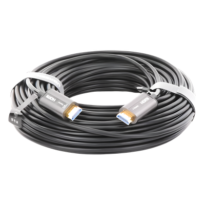 UGREEN - Cable HDMI de 30 Metros (98.43 Pies) por Fibra Óptica 4K@60Hz | Fibra de 4 Núcleos + Cobre EstaÑado de 7 Núcleos | Compatible con HDMI 2.0 | Alta Velocidad 18 Gbps | 3D | HDR | Carcasa de Zinc | Premium | 2 AÑos de GarantÍa