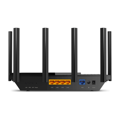 TP-LINK - Router Wi-Fi 6 / AX5400 / Dual Banda / 6 Antenas de Alta Potencia / 4 Puertos LAN Gigabit / USB 3.0 / Administración Remota