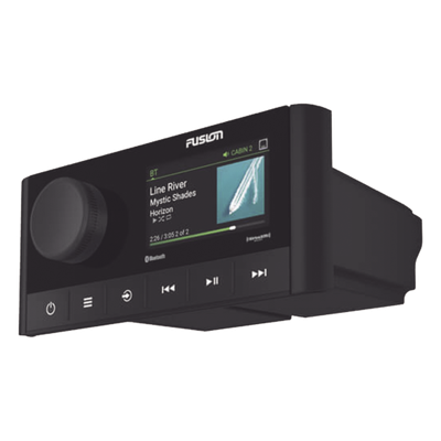 GARMIN - Estéreo Marino / Panel IPX7 / Pantalla LCD 2.7" / Bluetooth 10m / Amplificador Clase D 200W / NMEA 2000 / 68x157x127 mm