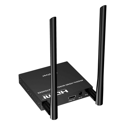 EPCOM TITANIUM - Receptor Inalámbrico HDMI / 4K@60Hz 4096x2160 / Tecnología ipcolor STREAM / Banda 5G 5.18-5.24 GHz / Alcance 50 m (164 ft) / 1 a 4 Conexiones Simultáneas