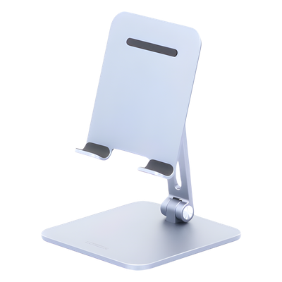 UGREEN - Soporte para Tablet / Ajustable 5-135° / Altura 7.1-9.1 pulgadas / Carga Máxima 1 kg / Aluminio / Plegable