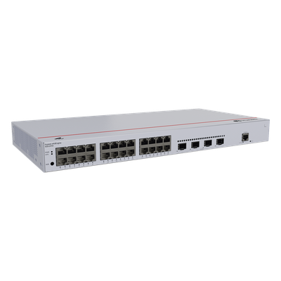 HUAWEI - Switch Administrable Capa 2 / 24 Puertos Gigabit / 4 Uplink 10GE SFP+ / Capacidad 128 Gbps / Diseño 1U Rack