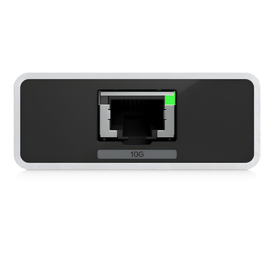 UBIQUITI - Adaptador USB-C a Ethernet / 10 GbE / Plug-and-Play / USB4 Thunderbolt / 107x56x22 mm / 0.35x0.18x0.07 ft / 160 g