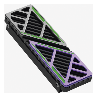 HIKSEMI BY HIKVISION - Disipador Pasivo M.2 2280 / Reducción de Temperatura ≤25°C / Aleación de Aluminio / Compatible PC y PS5 / 73 x 22 x 9 mm