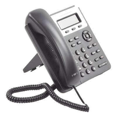 GRANDSTREAM - Teléfono IP / 2 Líneas SIP / Audio HD / LCD 132x48 Retroiluminada / Dual Ethernet 10/100 Mbps / Conferencia 3 Vías / 3 Teclas XML Programables