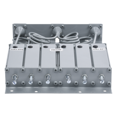 EPCOM INDUSTRIAL - Duplexer VHF / 6 Cavidades / 136-148 MHz / 50 W / 5 MHz Separación / BNC Hembras