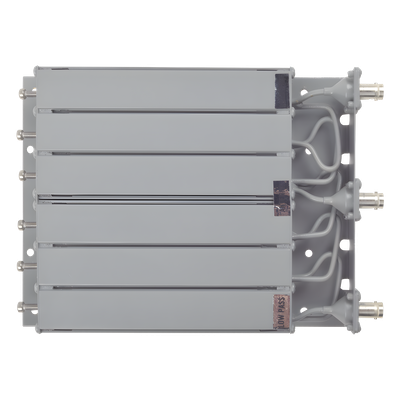 EPCOM INDUSTRIAL - Duplexer SYSCOM en UHF, 6 Cav. 440-470 MHz, 50 Watt, 5 MHz Sep. Rechazo de Banda, BNC Hembras.