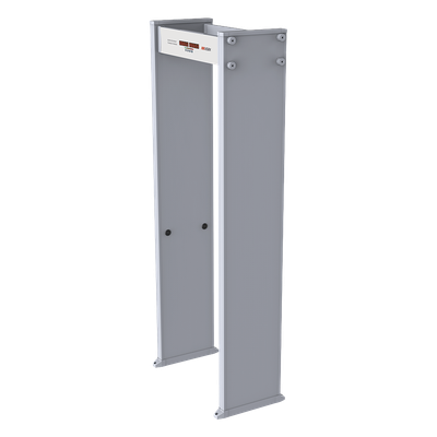 HIKVISION - Arco Detector de Metales / 6 Zonas de Detección / Precisión Moneda 25 mm / 255 Niveles Sensibilidad / Contador de Personas por Infrarrojos / Indicación LED