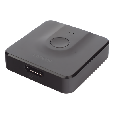 UGREEN - Switch HDMI Bidireccional / 4K 60Hz / HDR / 3D / Dolby Atmos / Metal / Sin Alimentación Externa