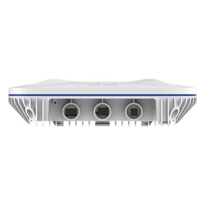 RUIJIE - Punto de Acceso Mesh Wi-Fi 6 / Banda Dual 5.95 Gbps / MU-MIMO 4x4 / Omnidireccional 360° / Puerto 2.5G PoE y SFP / Exterior Industrial