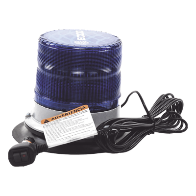 ECCO - Baliza LED de Pulso / SAE Clase I / 11 Patrones de Flash / 12-24 VDC / IP67 / Montaje Magnético de Vacío