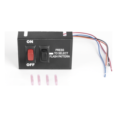 ECCO - Controlador de Encendido/Apagado / Selector de Patrón Momentáneo / 12 VCC / 15 A / 3.5 x 2.15 pulgadas (8.89 x 5.48 cm)