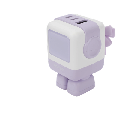 UGREEN - Cargador de Escritorio / 65W / 3 Puertos / 2 USB-C + 1 USB-A / PD 3.0 / QC 4.0 / GaN II / Pantalla LED
